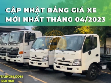 Giá Xe tải Hino Thay Đổi Như Thế Nào Trong Tháng 04/2023
