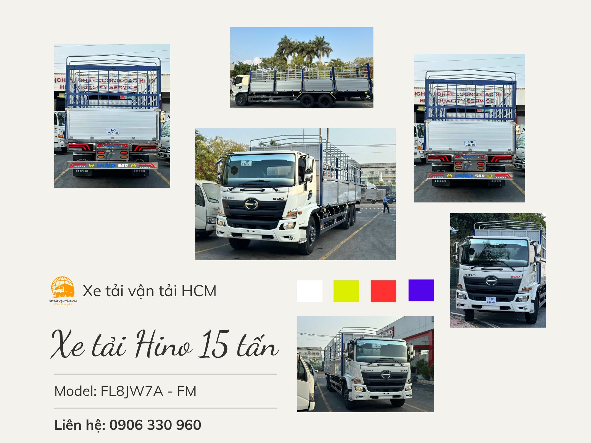 Địa điểm mua xe tải Hino 500 Series tại HCM