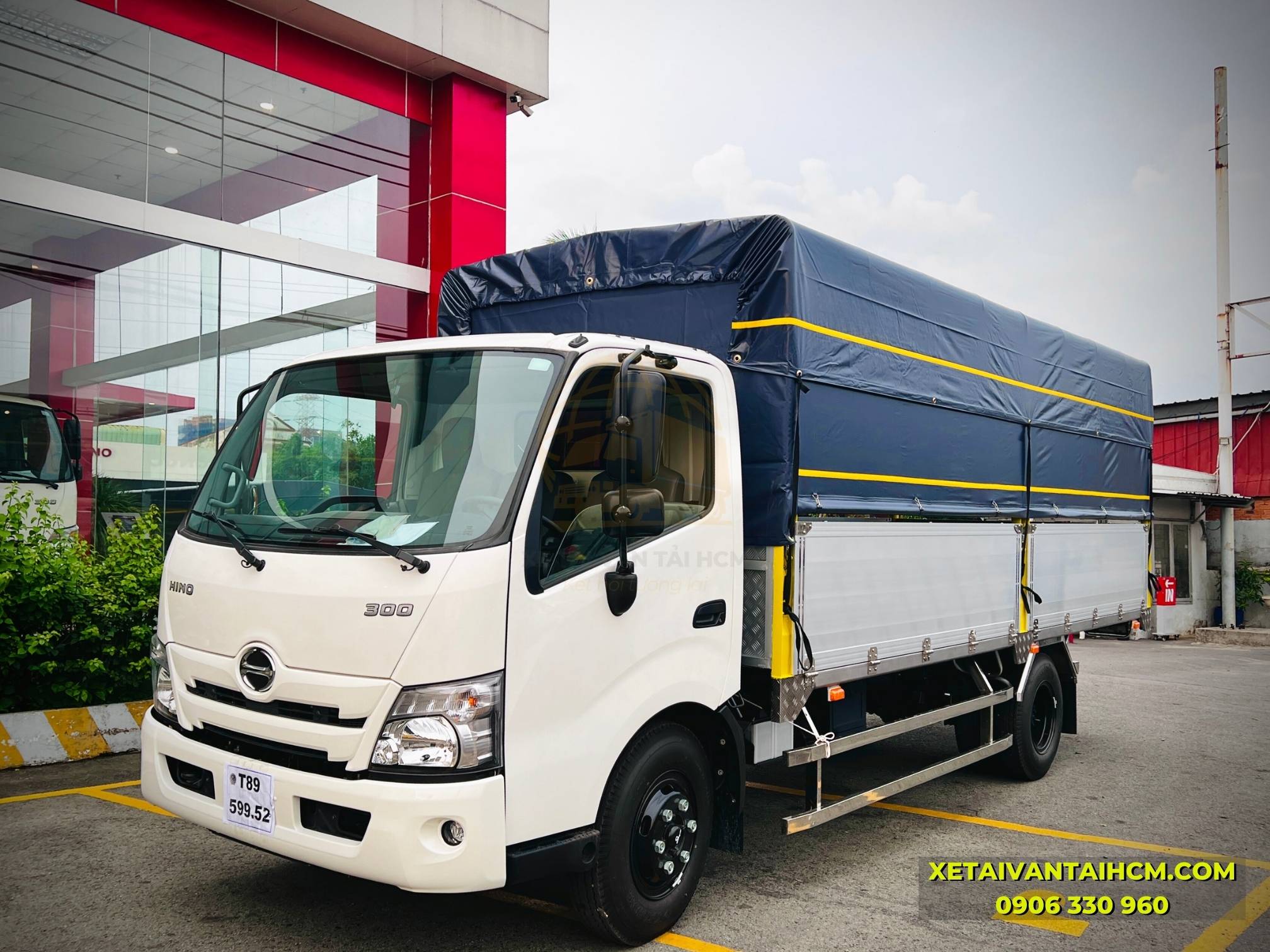 Hình ảnh thực tế xe Hino 3.5 tấn sau khi hoàn thiện