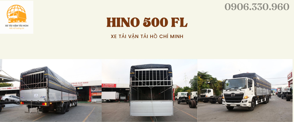 Xe tải Hino 15 tấn cầu lết