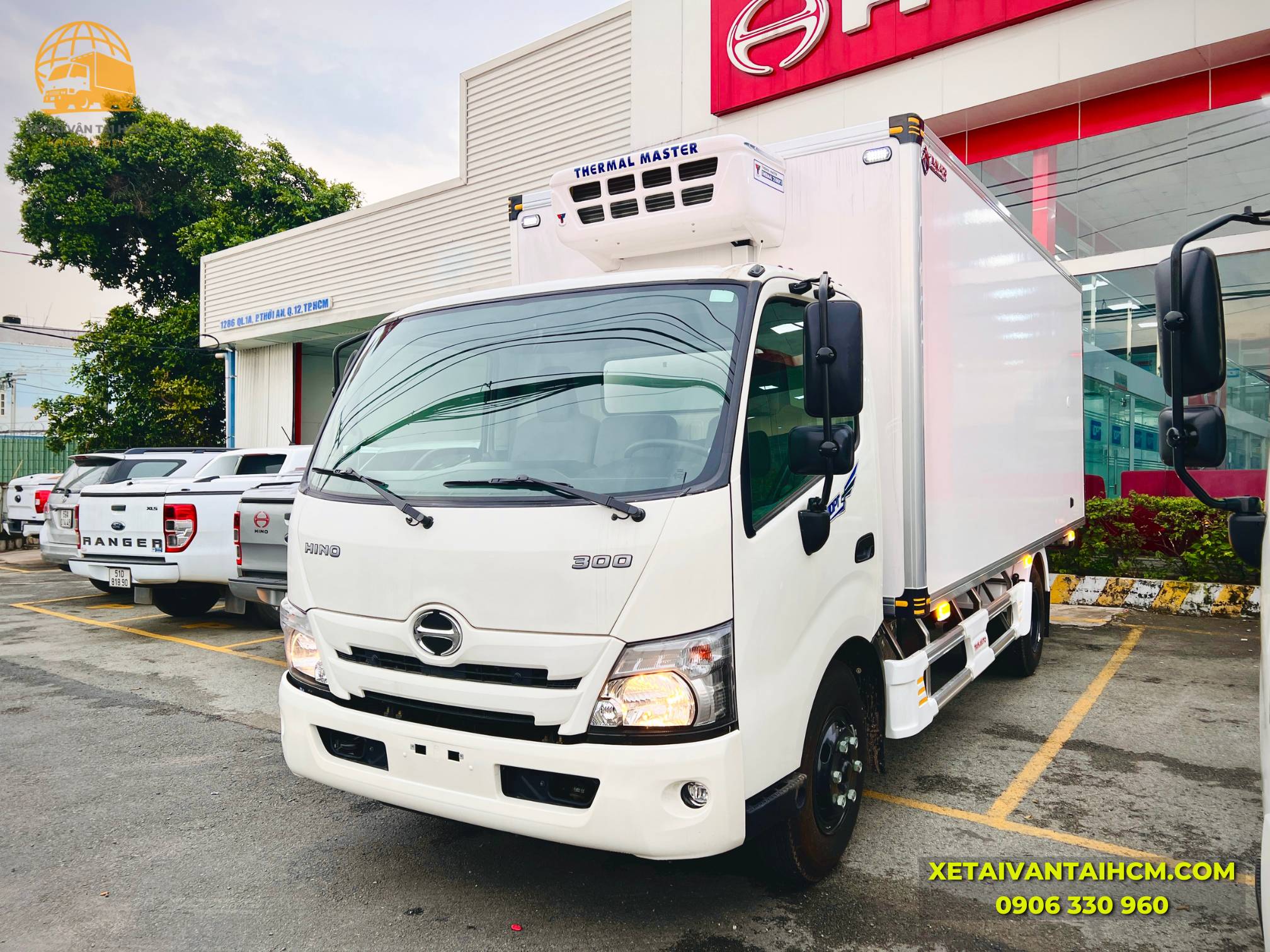 Hình ảnh thực tế Hino 3.5 tấn thùng đông lạnh Trần Auto