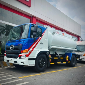Xe bồn Hino FG8JJ8A thùng bồn chở xăng dầu 12 khối - Xe bồn chở xăng dầu 12 khối Hino FG8JJ8A