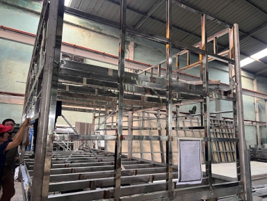 Hình ảnh xưởng đóng thùng xe tải