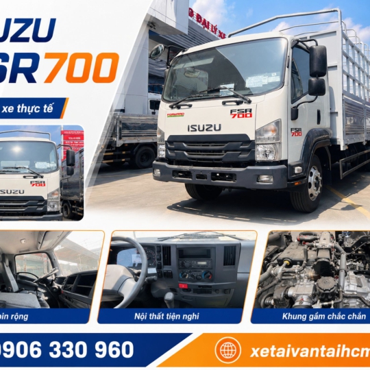 Giá Xe Isuzu FSR700 2026 Bao Nhiêu? Giá Lăn Bánh Mới Nhất