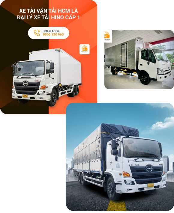 XE TẢI VẬN TẢI HCM - ĐẠI LÝ XE TẢI CẤP 1 HCM