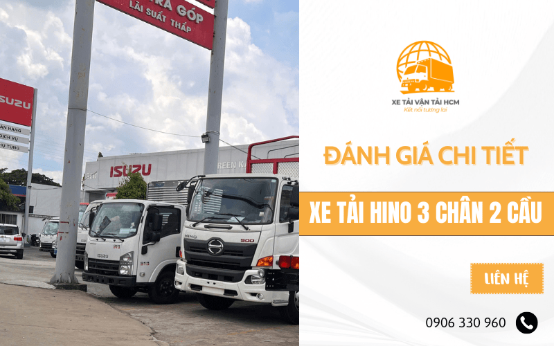 xe tải hino 3 chân 2 cầu