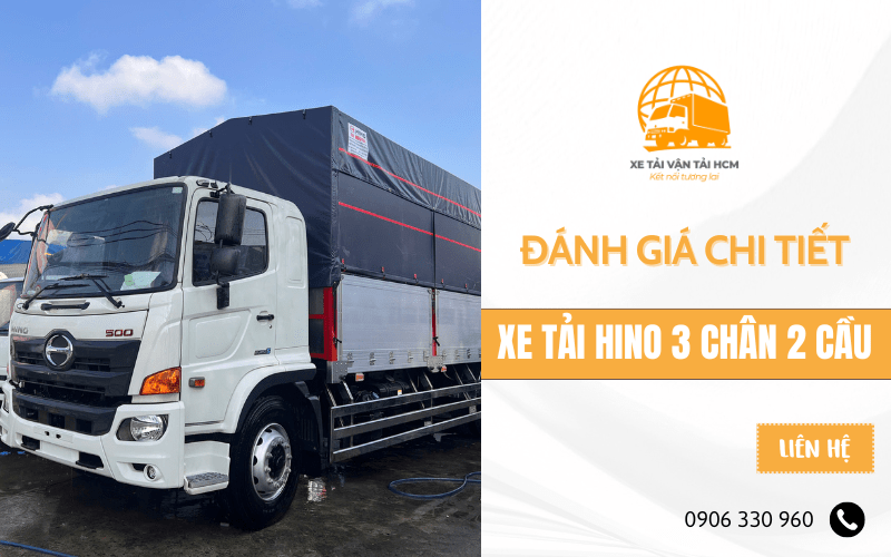 xe tải hino 3 chân 2 cầu