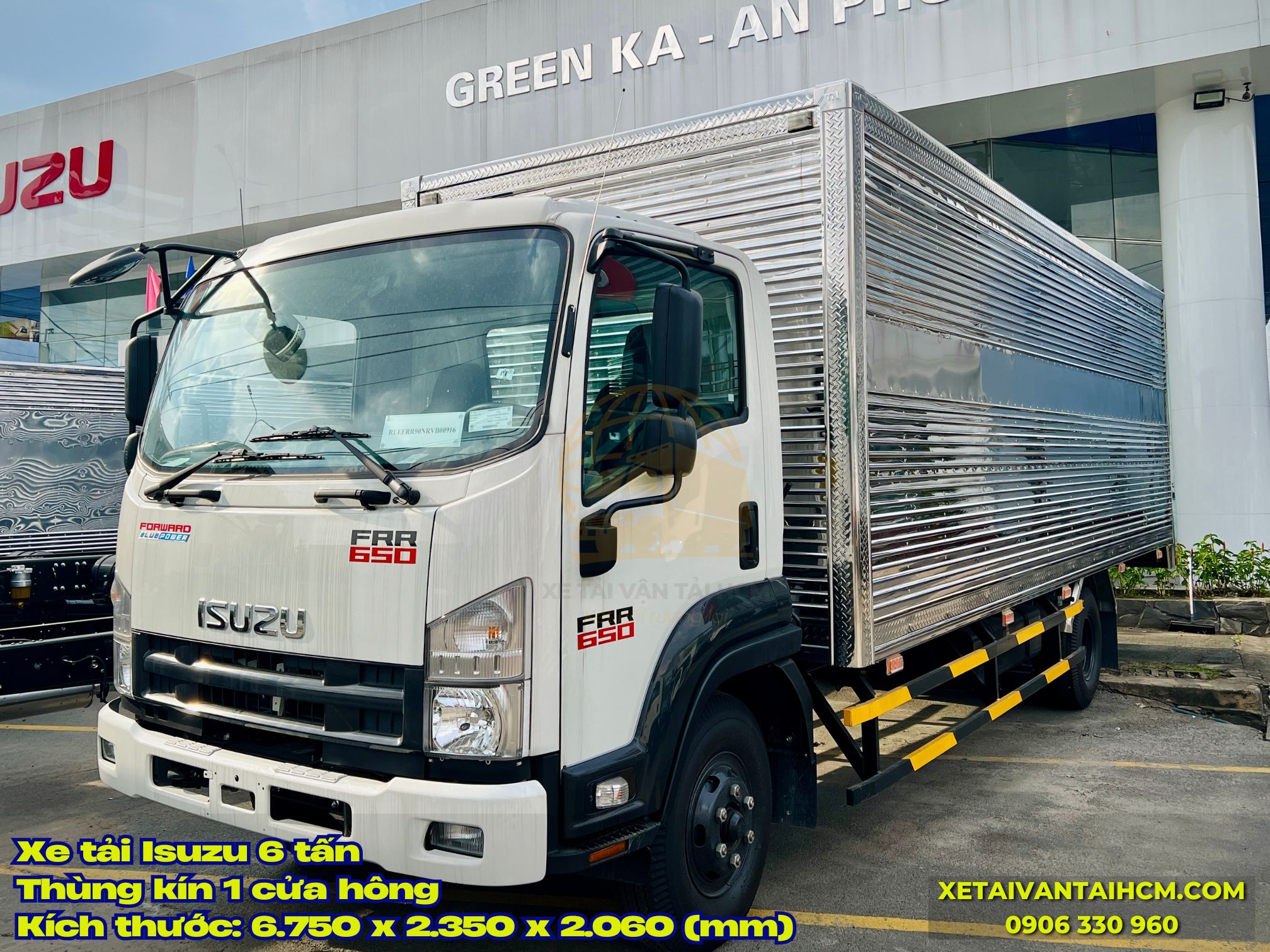 Xe tải Isuzu 6 tấn thùng kín