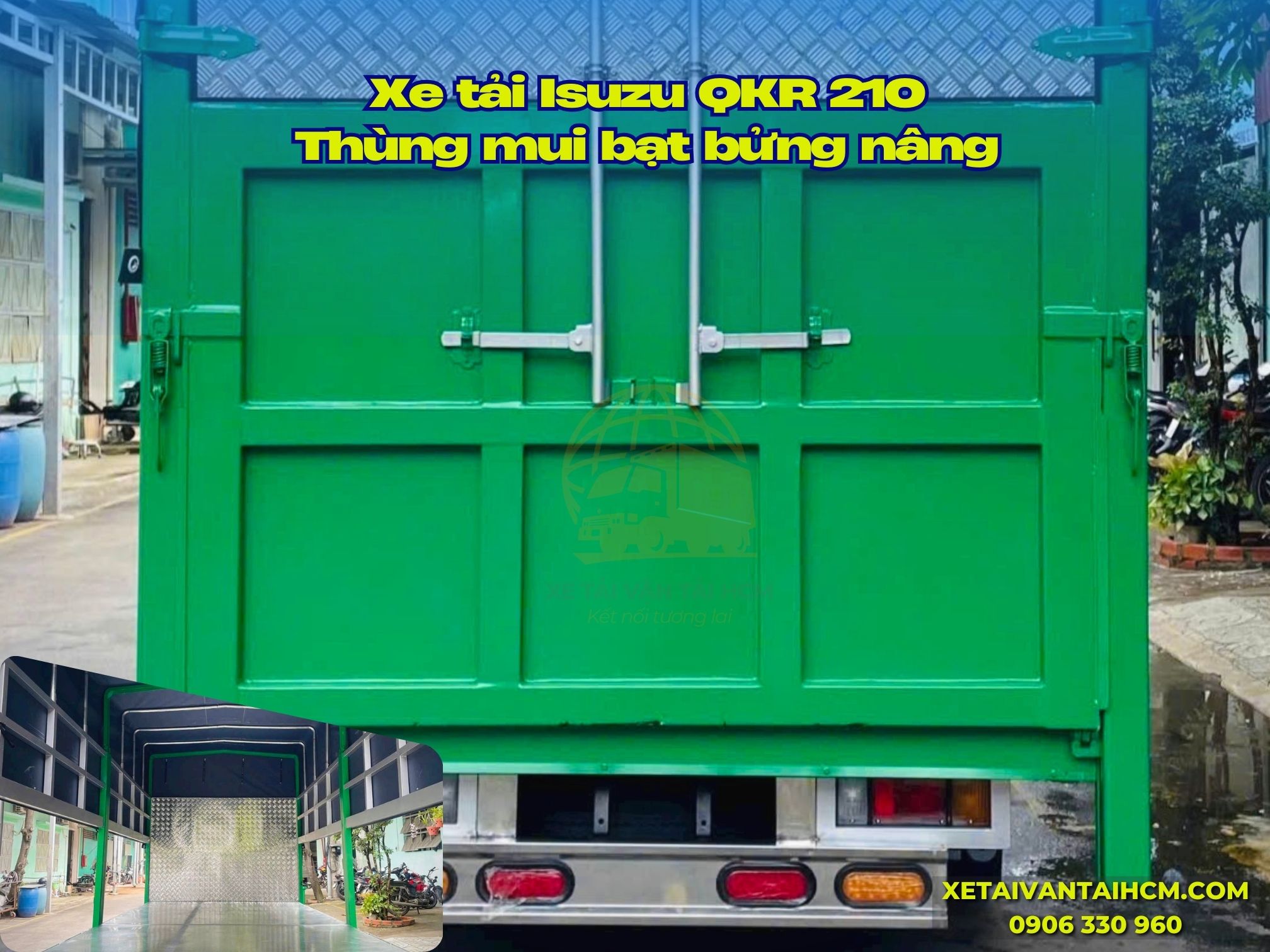 Bàn nâng xe tải Isuzu QKR 210