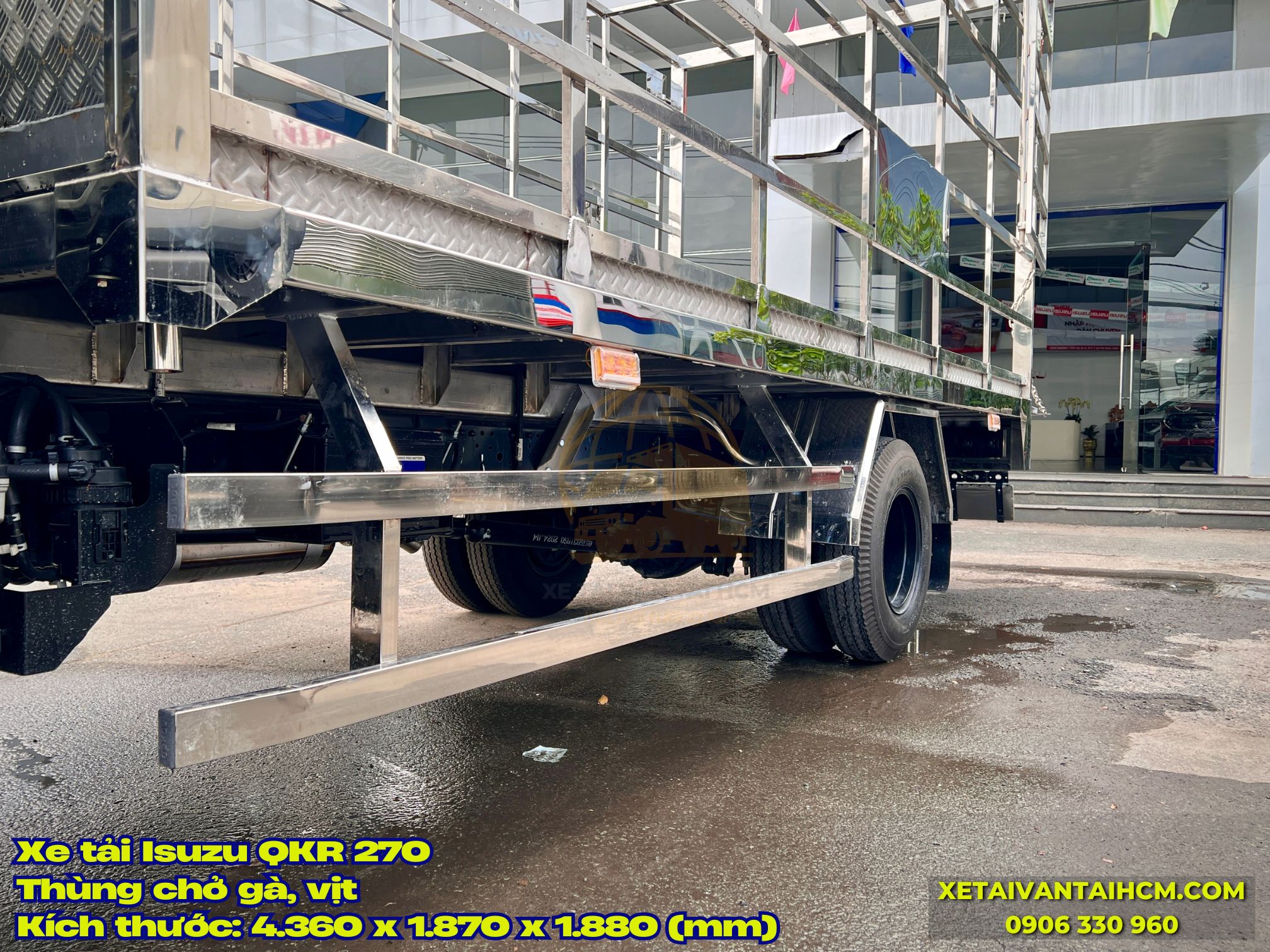  Thùng gia cầm Isuzu QKR 270