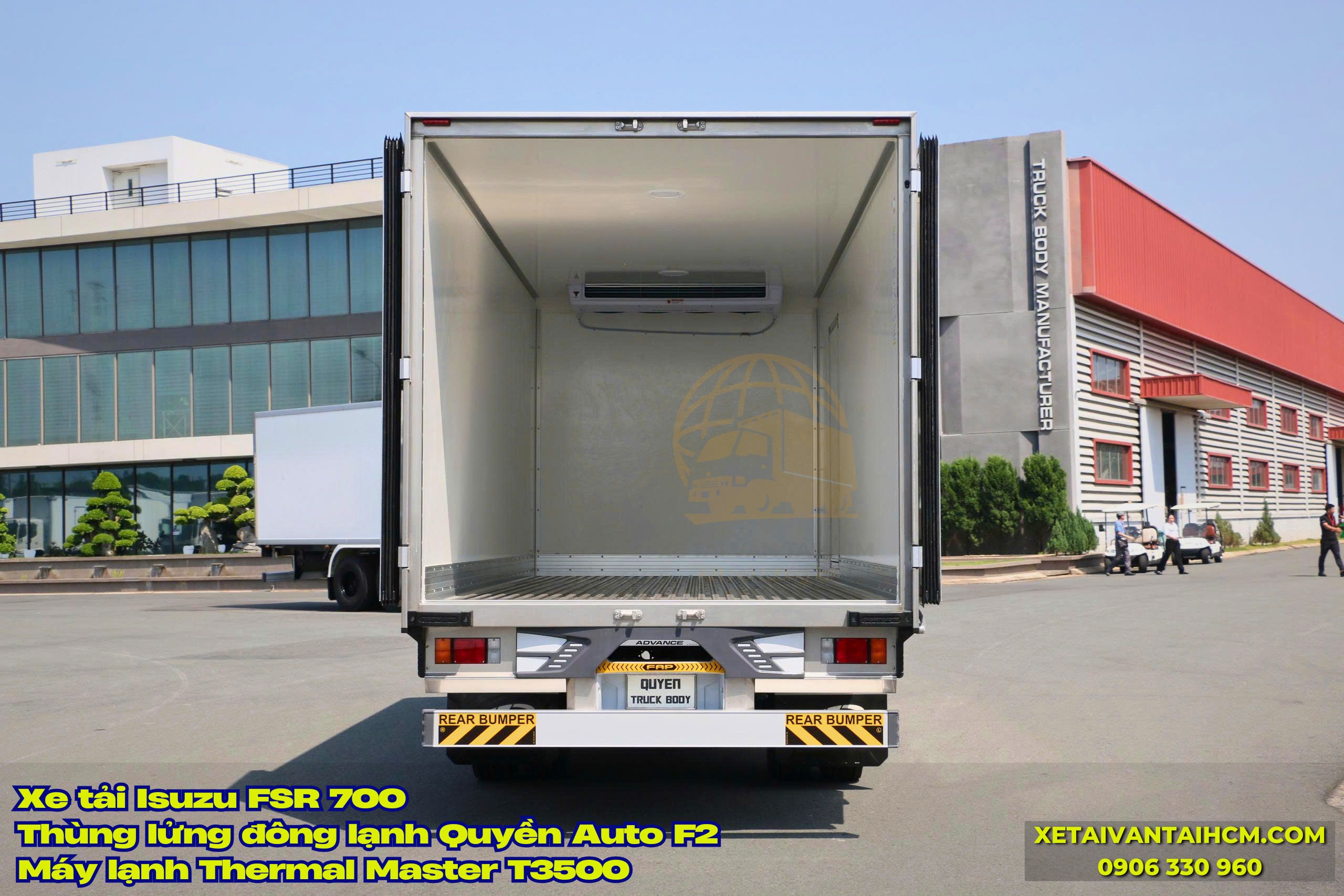 Xe tải Isuzu FSR700 thùng đông lạnh Quyền F2