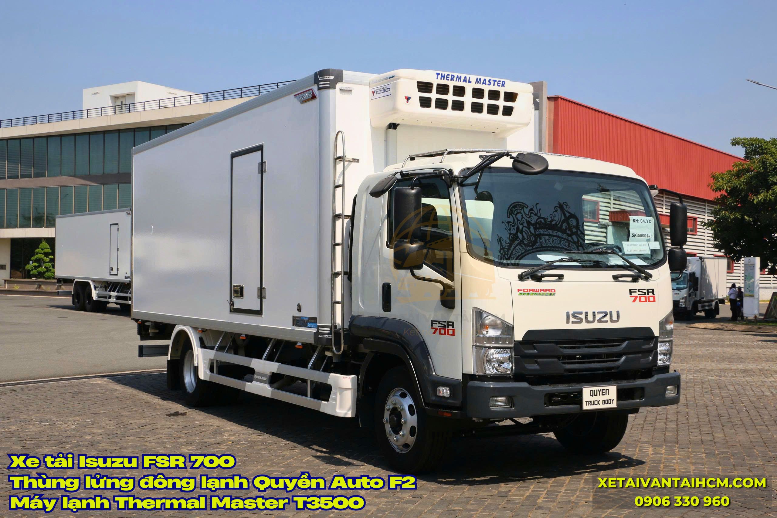 Xe tải Isuzu FSR700 thùng đông lạnh Quyền F2