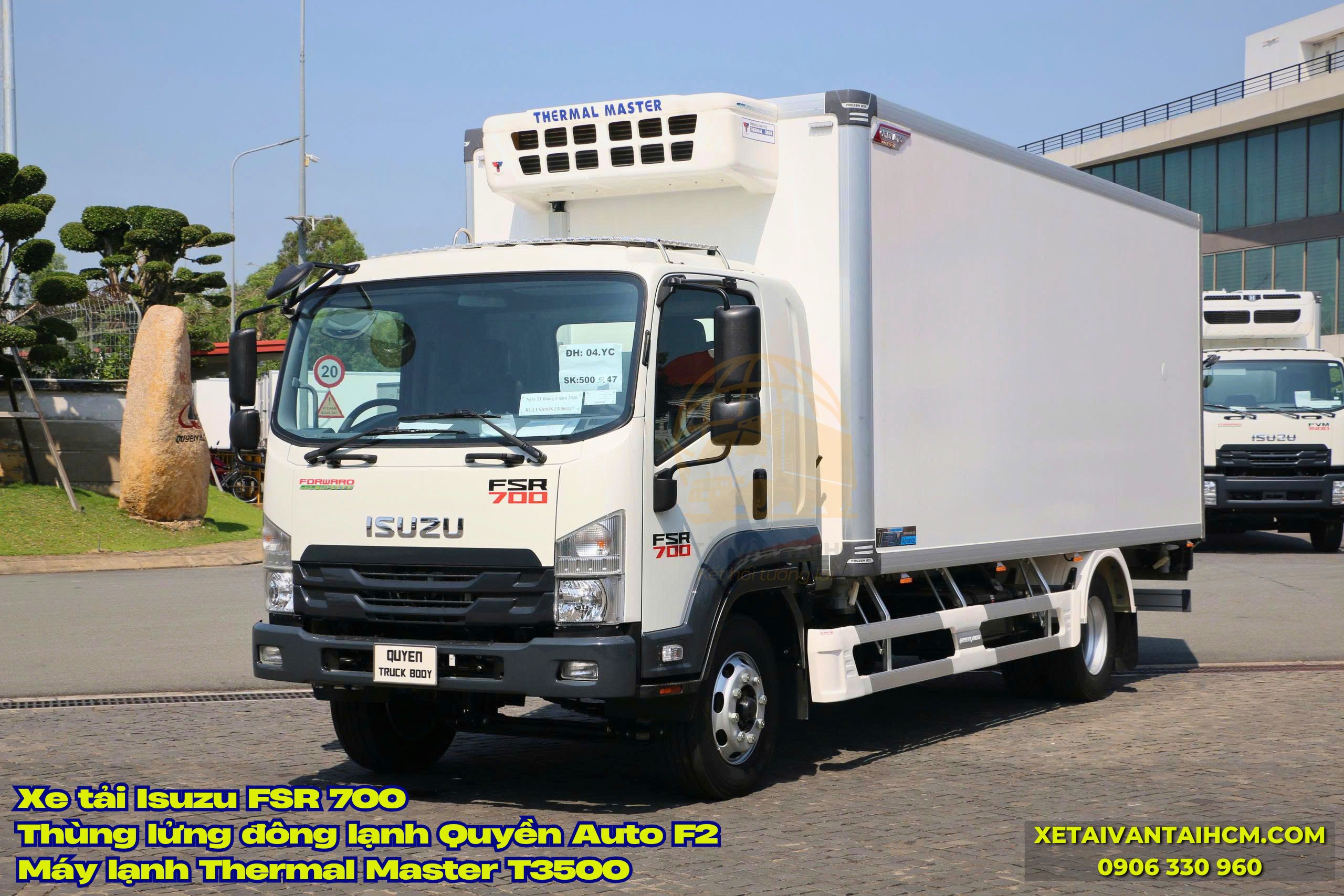 Xe tải Isuzu FSR700 thùng đông lạnh Quyền F2