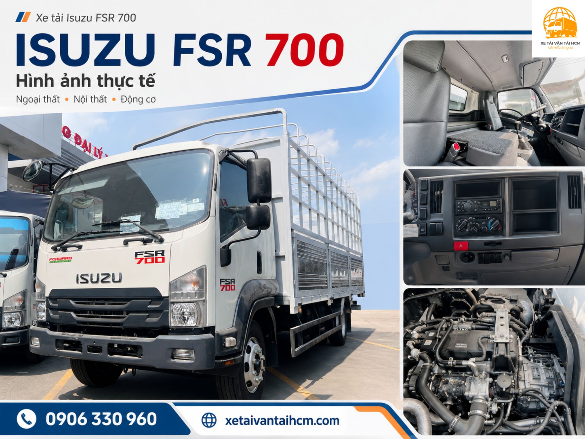 Hình ảnh thực tế xe tải Isuzu FSR700