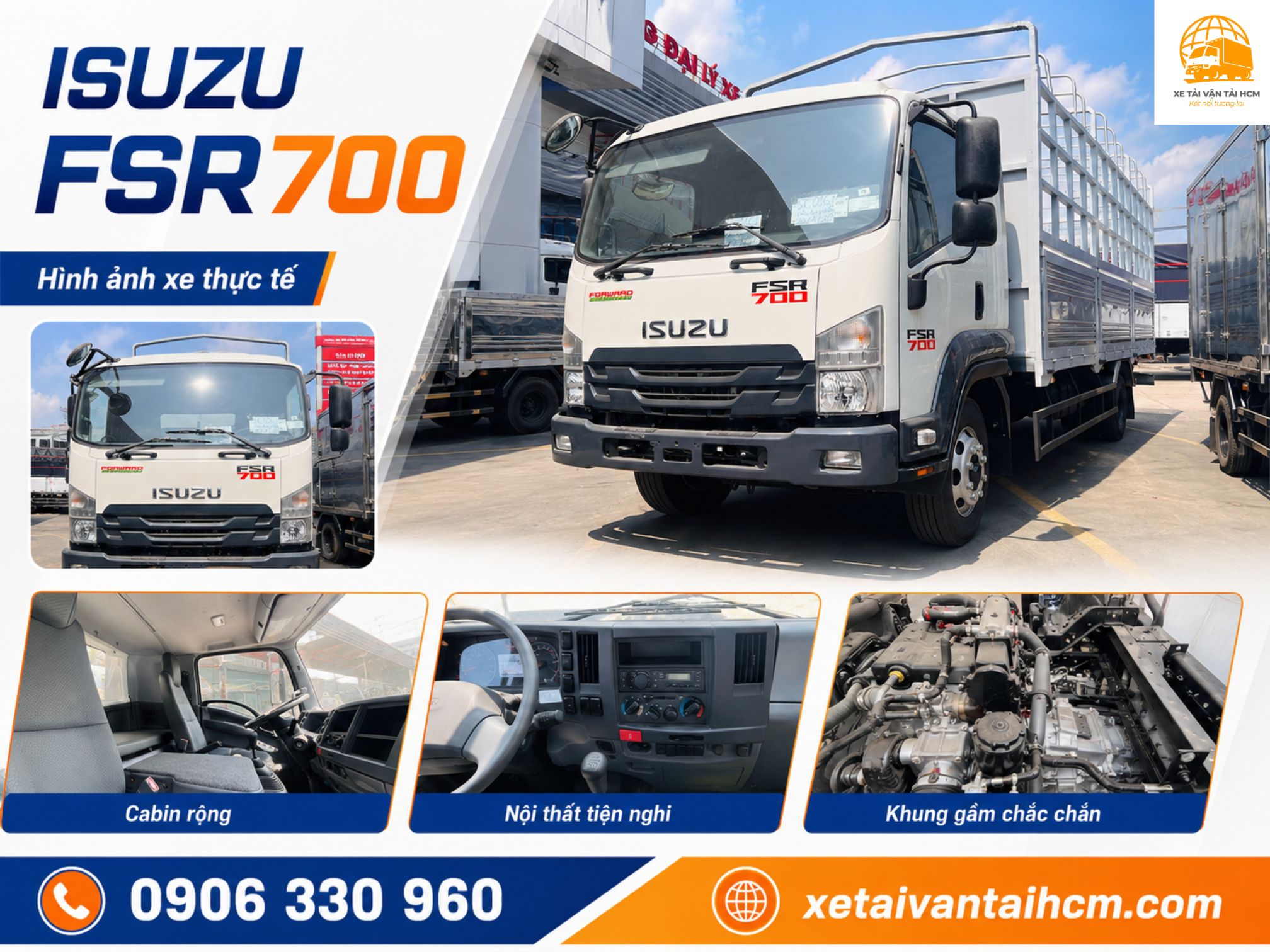 Tổng quan xe tải Isuzu FSR700 2026 Euro 5