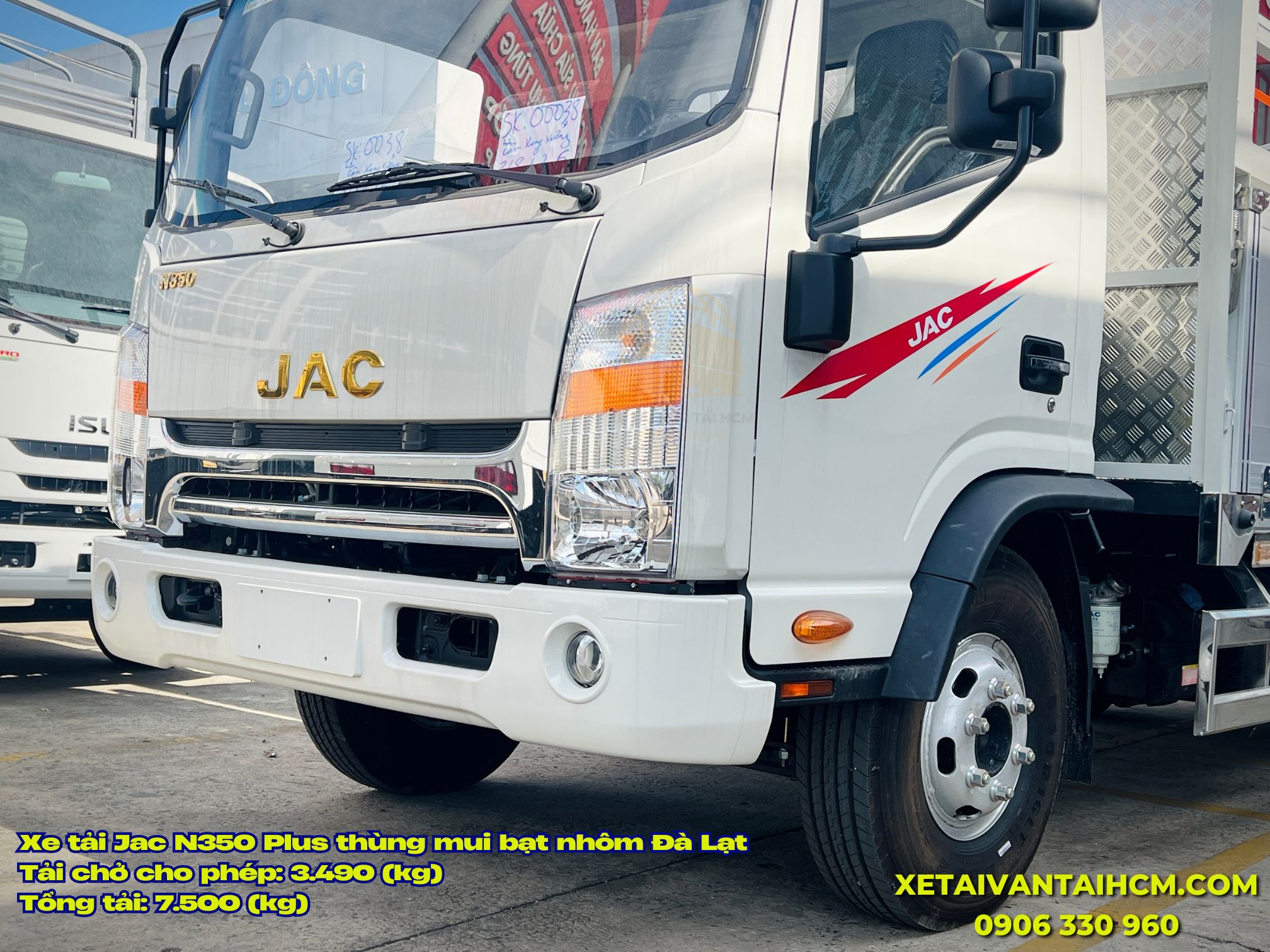 Cabin và cụm đèn xe tải Jac N350 Plus