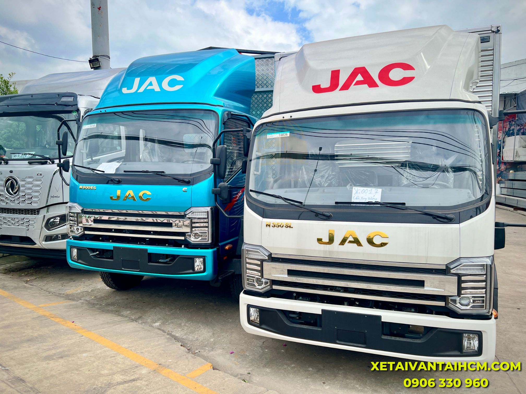 Hình ảnh thực tế xe Jac 3.5 tấn thùng kín 6m4