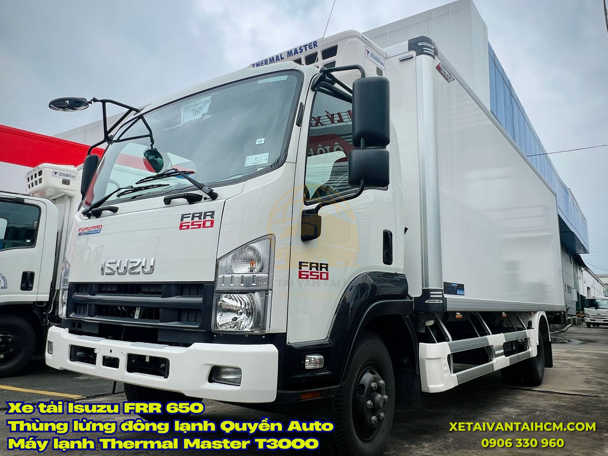 Xe tải Isuzu FRR 650 thùng đông lạnh Quyền Auto