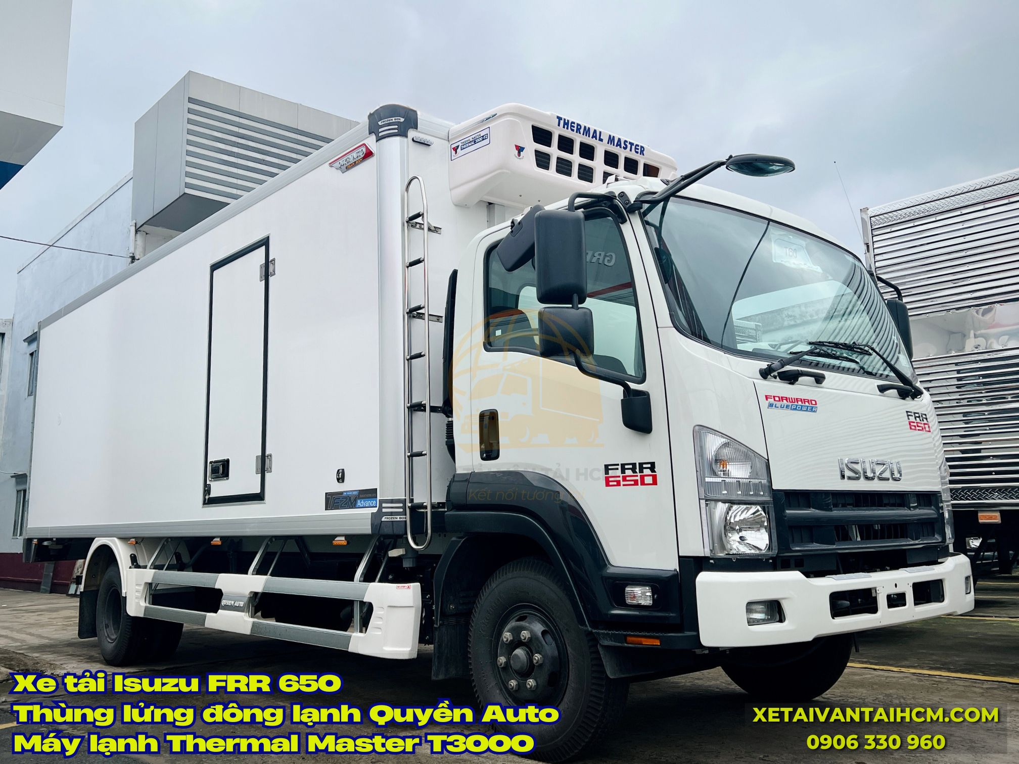 Xe tải Isuzu FRR 650 thùng đông lạnh Quyền Auto