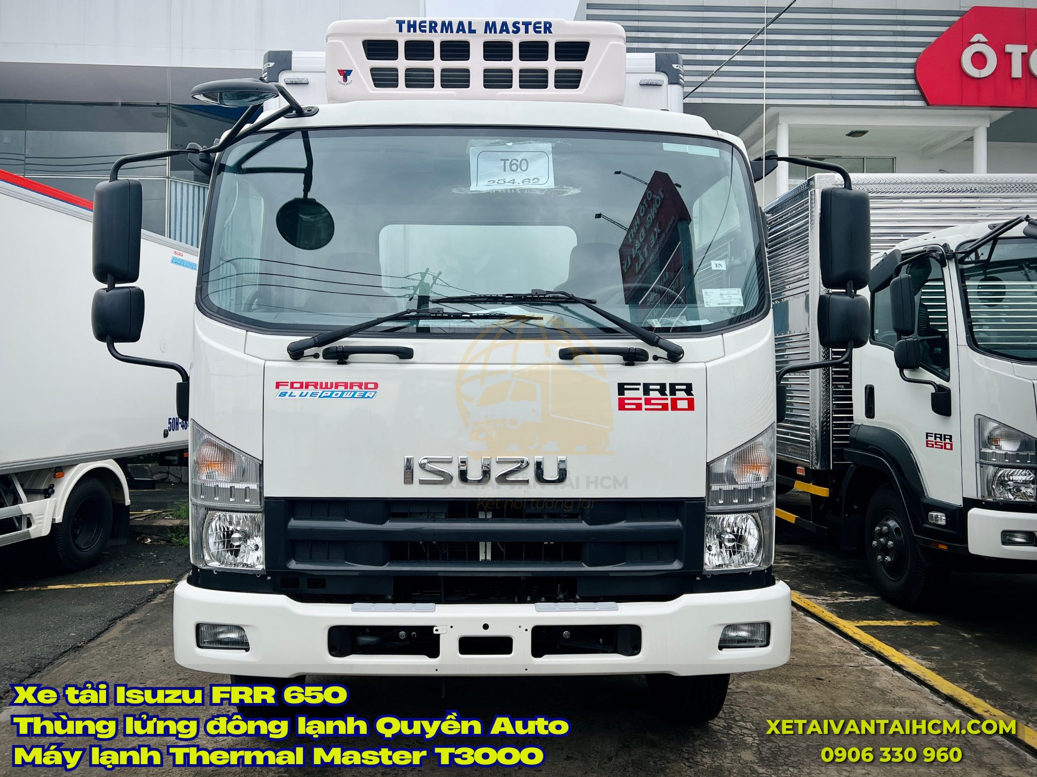 Xe tải Isuzu FRR 650 thùng đông lạnh Quyền Auto