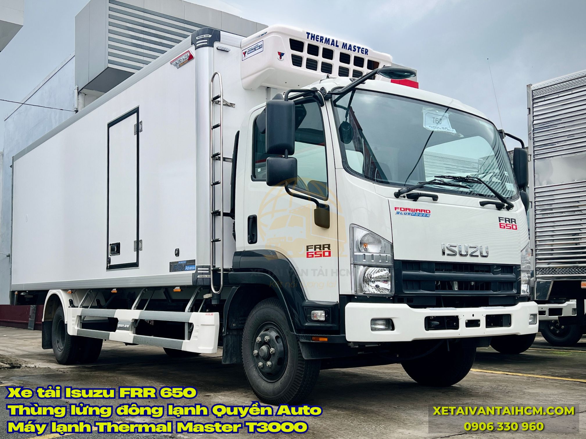 Xe tải Isuzu FRR 650 thùng đông lạnh Quyền Auto