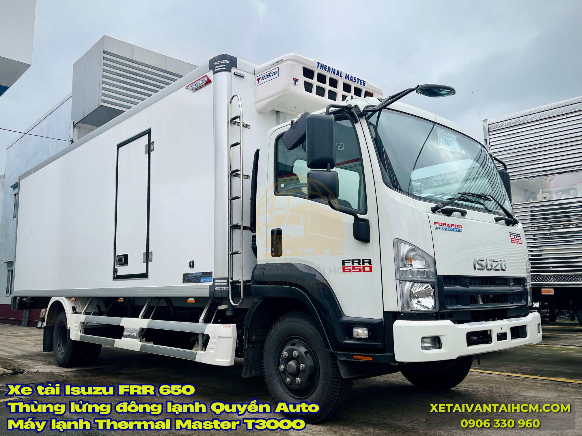 Xe tải Isuzu FRR 650 thùng đông lạnh Quyền Auto