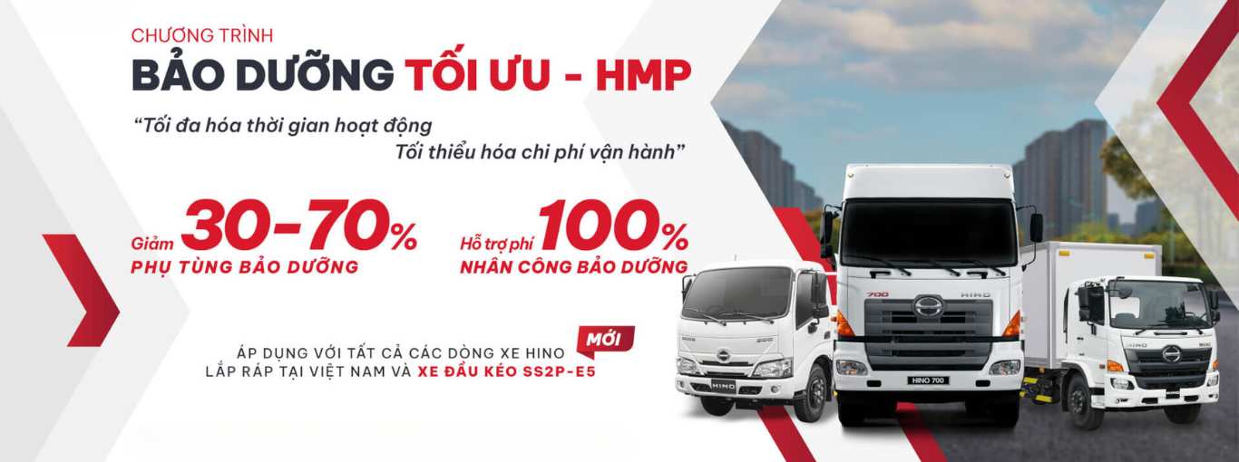 Chương trình bảo dưỡng xe tải Hino