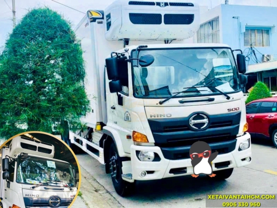 Xe Tải Hino 15 Tấn Thùng Đông Lạnh Máy Lạnh Hwasung Thermal HT-70WD