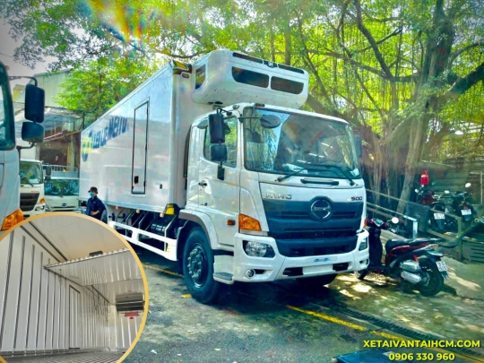 Xe Tải Hino 15 Tấn Thùng Đông Lạnh Máy Lạnh Hwasung Thermal HT-70WD