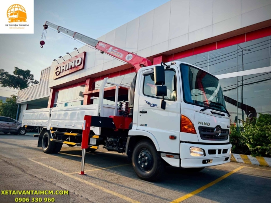 Xe Hino 6 Tấn Gắn Cẩu Unic URV344 mới nhất 2023