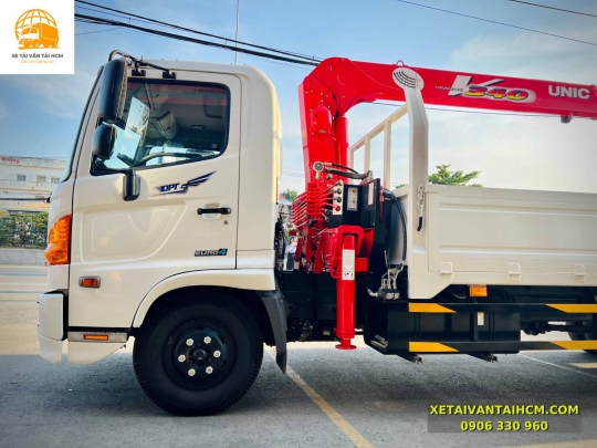 Xe Hino 6 Tấn Gắn Cẩu Unic URV344 mới nhất 2023