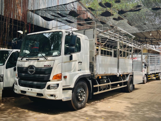 Xe Hino 8 tấn thùng dài 7m3 vỉ mở