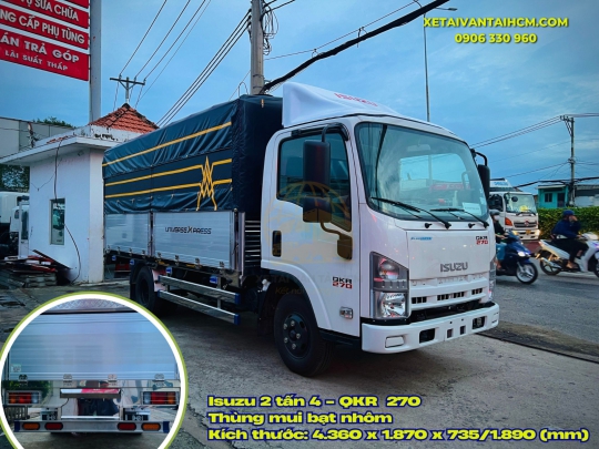 Xe Tải Isuzu 2 Tấn 4 - Isuzu QKR 270 Dòng Xe Tải Chạy Nội Thành