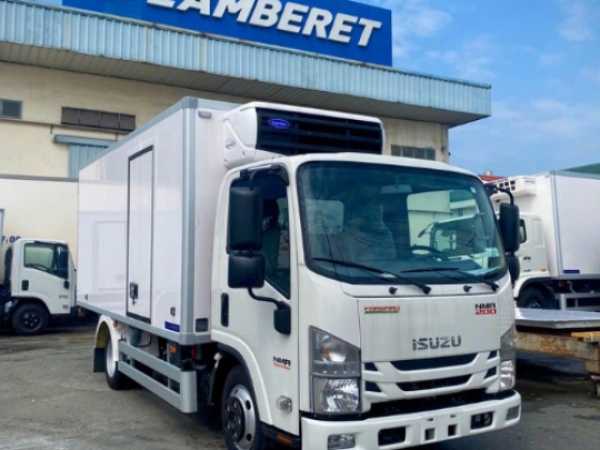 Xe tải Isuzu NMR 200 thùng đông lạnh Lamberet VN - Isuzu NMR 200 số tự động thùng đông lạnh Lamberet VN