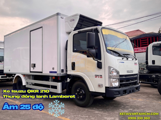 Xe tải Isuzu QKR 210 thùng đông lạnh Lamberet VN âm 25 độ - Isuzu QKR 210 thùng đông lạnh Lamberet âm 25 độ