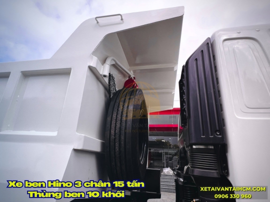 Xe Ben HINO 3 chân thùng ben 10 khối - Xe ben Hino 3 chân thùng ben tự đổ 10 khối