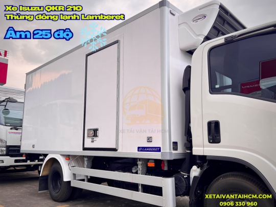 Xe tải Isuzu QKR 210 thùng đông lạnh Lamberet VN âm 25 độ - Isuzu QKR 210 thùng đông lạnh Lamberet âm 25 độ