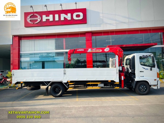Xe Hino 6 Tấn Gắn Cẩu Unic URV344 mới nhất 2023