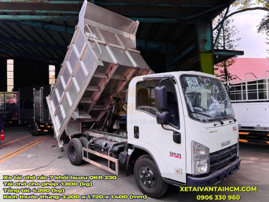 Xe Tải Chở Rác 7 Khối Isuzu QKR 230 Tại HCM