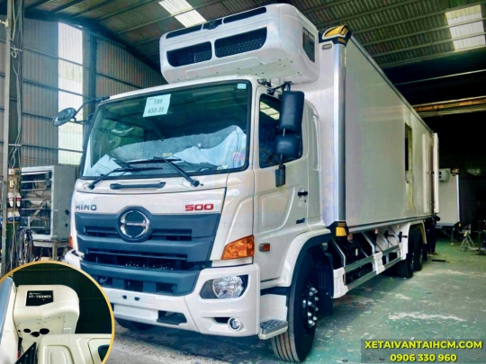 Xe Tải Hino 15 Tấn Thùng Đông Lạnh Máy Lạnh Hwasung Thermal HT-70WD