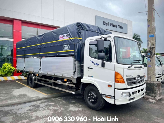 XE TẢI HINO 6 TẤN 5 - THÙNG MUI BẠT NHÔM