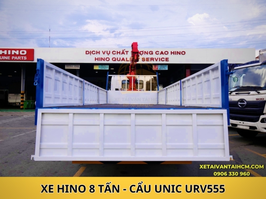 Xe Hino 8 Tấn Cẩu Unic 555 | Giá Hino 8 Tấn Cẩu Unic 5 Tấn