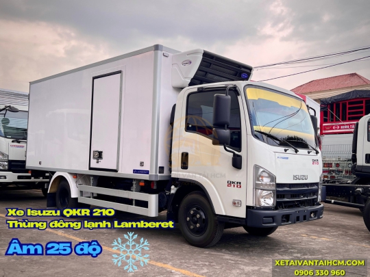 Xe tải Isuzu QKR 210 thùng đông lạnh Lamberet VN âm 25 độ - Isuzu QKR 210 thùng đông lạnh Lamberet âm 25 độ