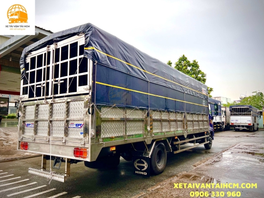 XE TẢI HINO 6 TẤN 2 THÙNG MUI BẠT HƯNG YÊN