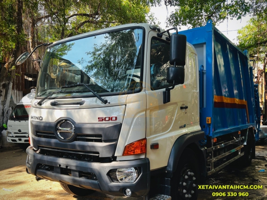 Xe tải Hino 8 tấn FG8JJ8A thùng ép rác 14 khối - Xe tải Hino 8 tấn chở rác 14 khối