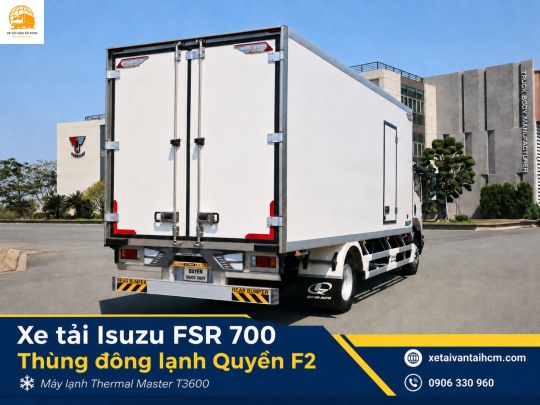 Xe Tải Isuzu FSR700 Thùng Đông Lạnh Quyền F2 Giá Tốt