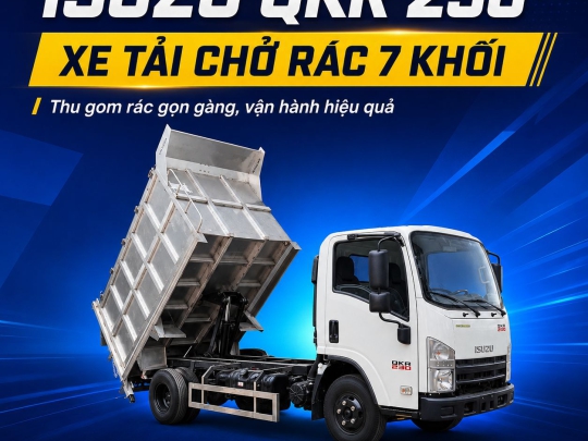 Xe Tải Chở Rác 7 Khối Isuzu QKR 230 Tại HCM